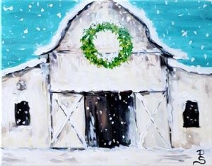 Winter White Barn Sip And Paint At Port Townsend Vineyards